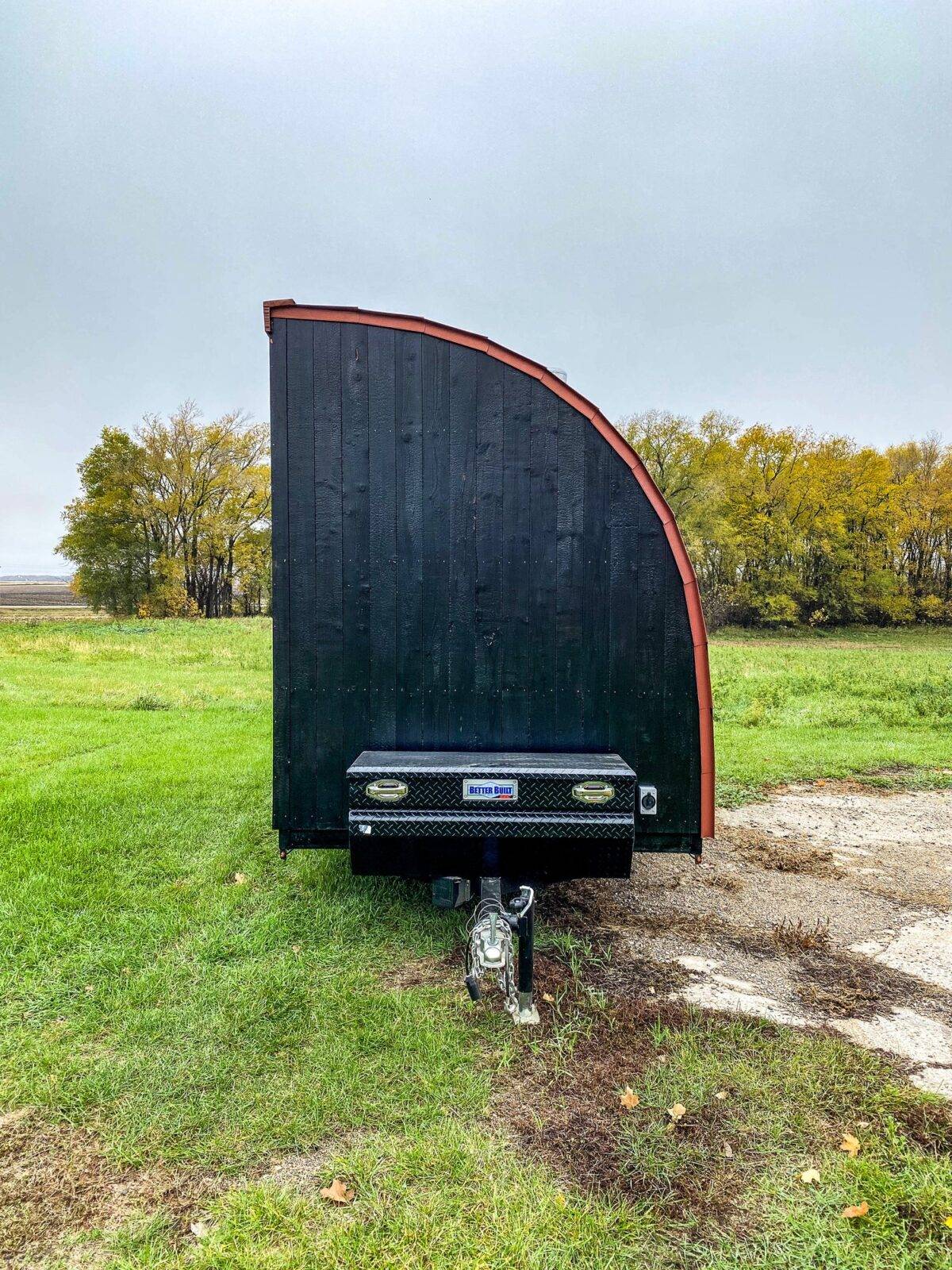 Timber Arched Custom Mobile Sauna With Changing Room - Sold - Image 7