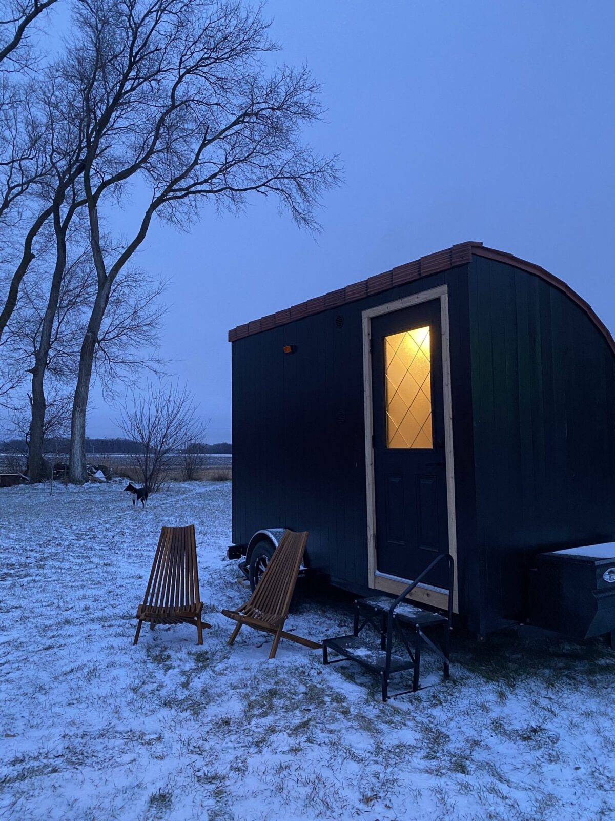 Timber Arched Custom Mobile Sauna With Changing Room - Sold - Image 8