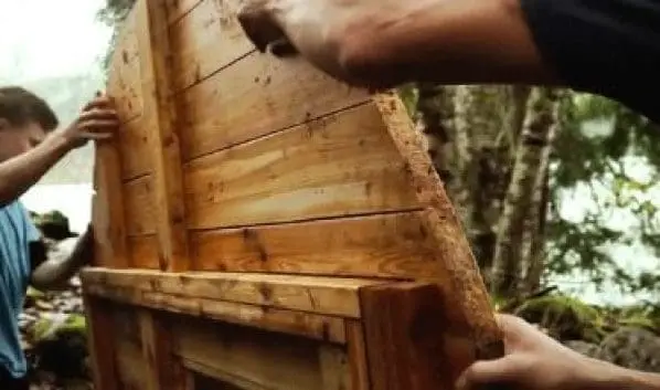 How To Build A Diy Barrel Sauna From Scratch In 2024 4 Building And Standing Up Wall For A Diy Barrel Sauna