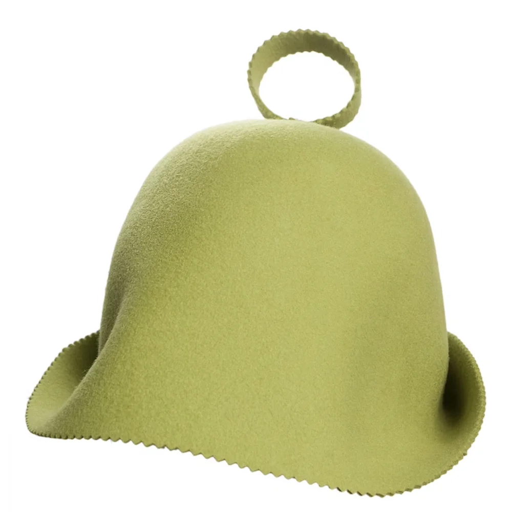 green sauna hat