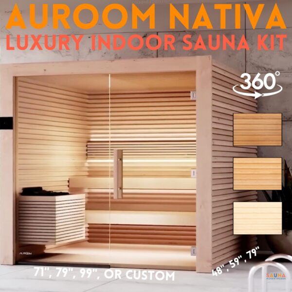 Auroom Nativa Indoor Sauna Kit