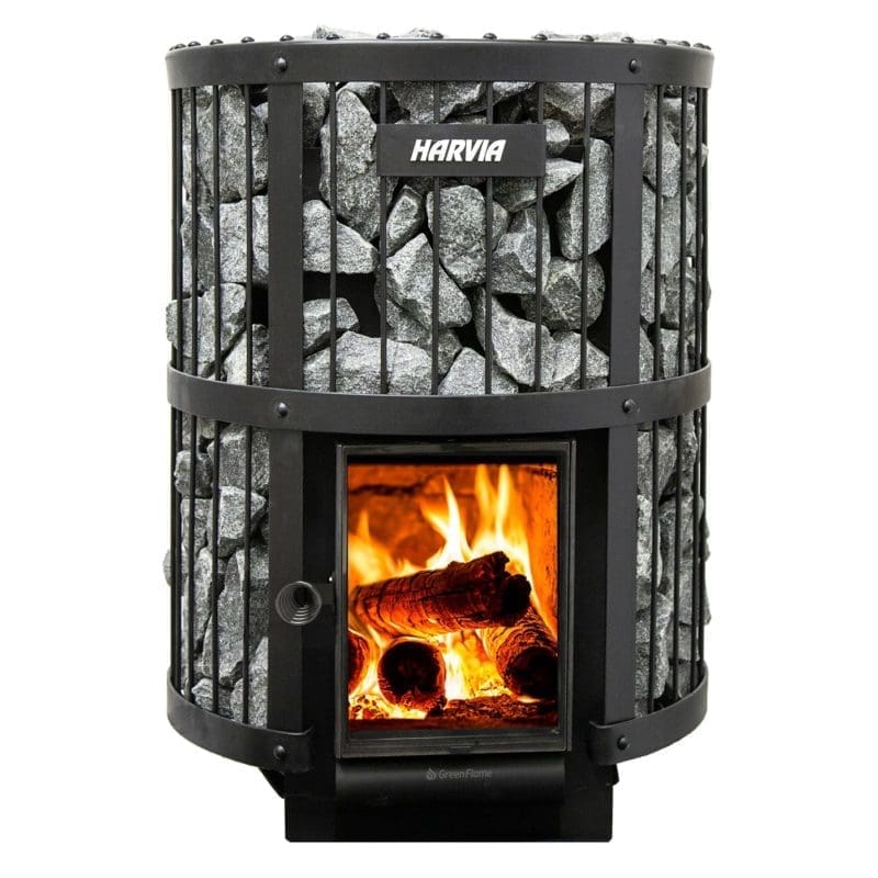 Harvia Greenflame wood stove