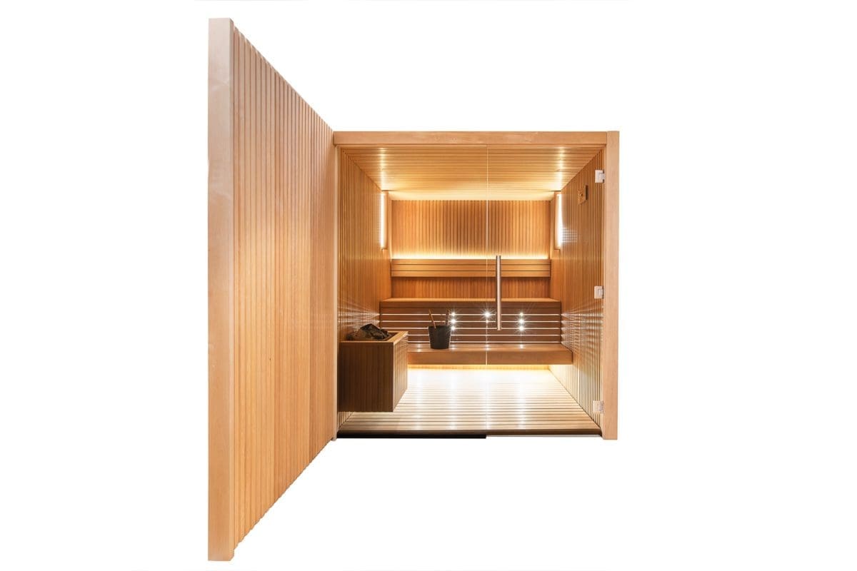Indoor Sauna Kit With Add On Wall