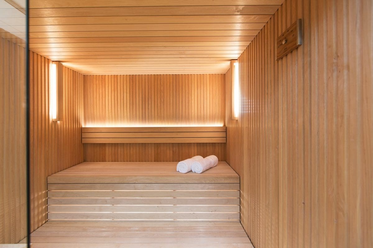 Interior Of Auroom Libera With Built In Lights