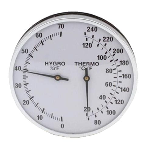 sauna thermometer hygrometer Amerec gauge
