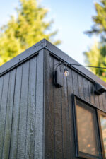 Mobile spa on wheels exterior for sale in washington siding and windows and light