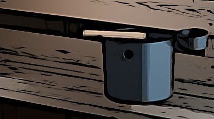 sauna bucket and ladle cartoon sauna bucket and ladle cartoon