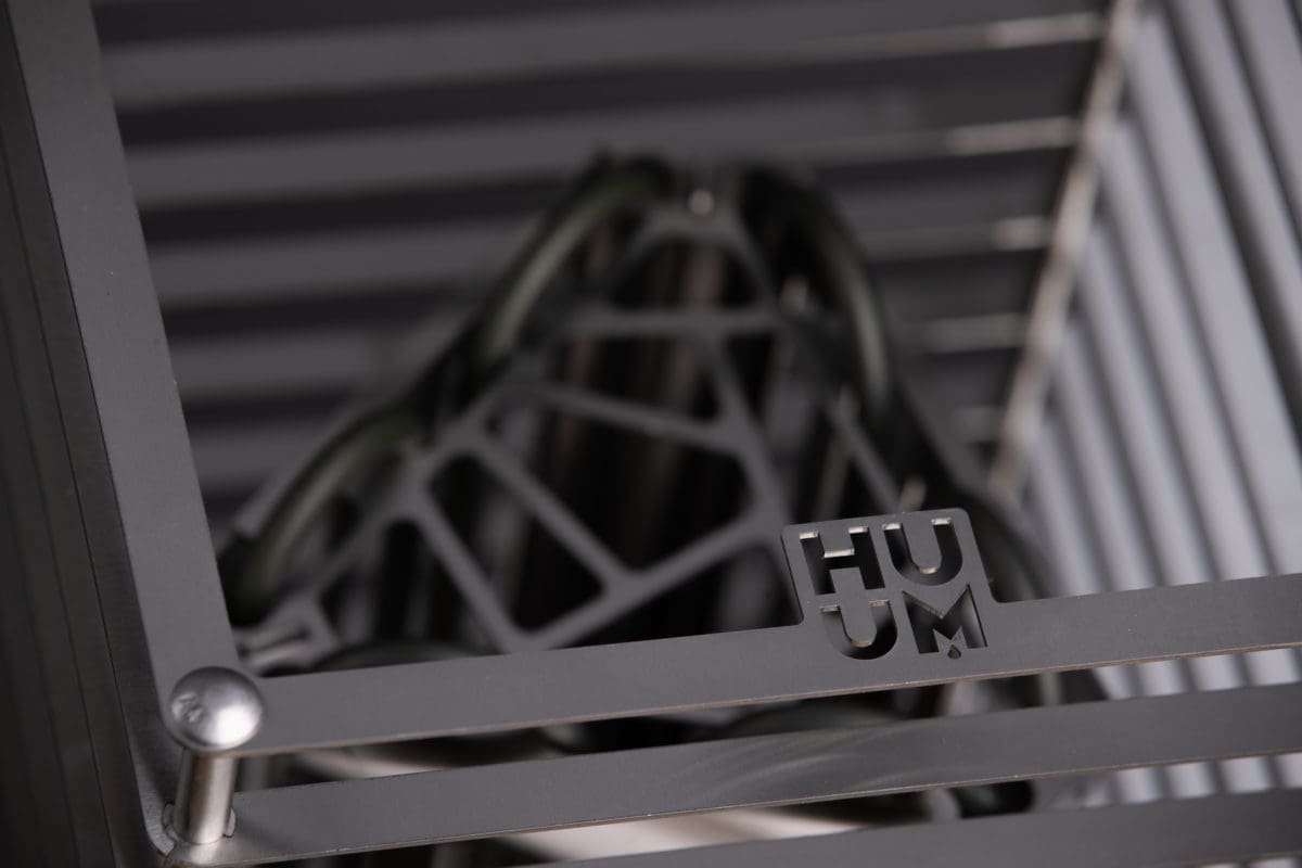 Close Up Detail Of Huum Cliff Electric Sauna Heater
