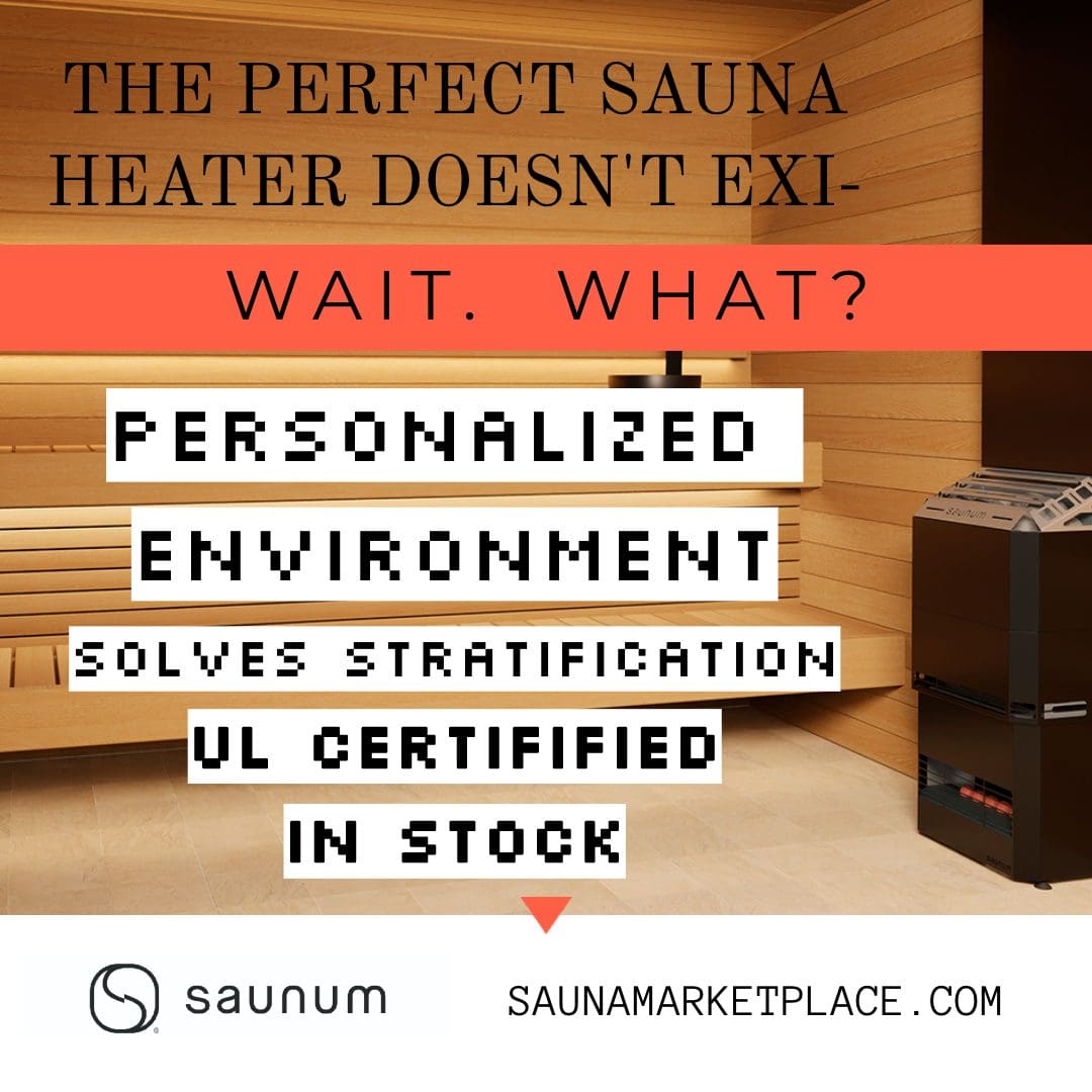 saunum air electric sauna heater