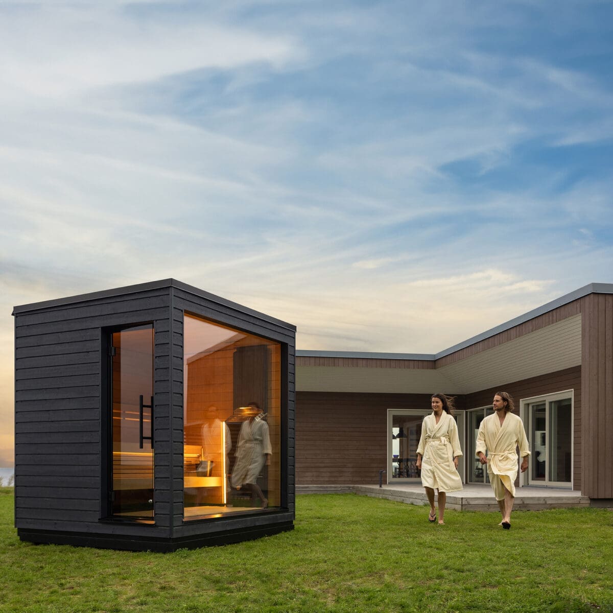 Saunalife G6 Prebuilt Outdoor Sauna - Image 5