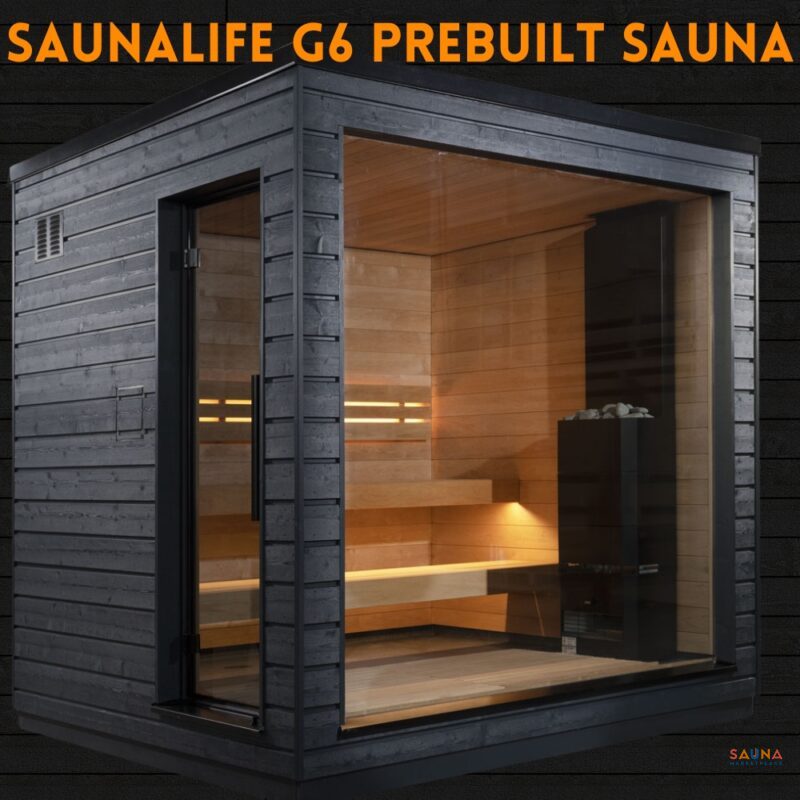 SaunaLife G6 Prebuilt Outdoor Sauna