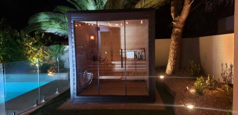 Auroom Mira Outdoor Modern Sauna For Cold Plunge Combo
