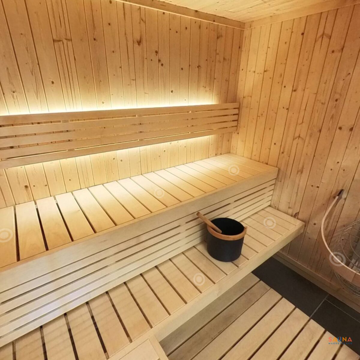 Interior Left Low Bench X7 From Virtual Tour On Sauna Marketplace