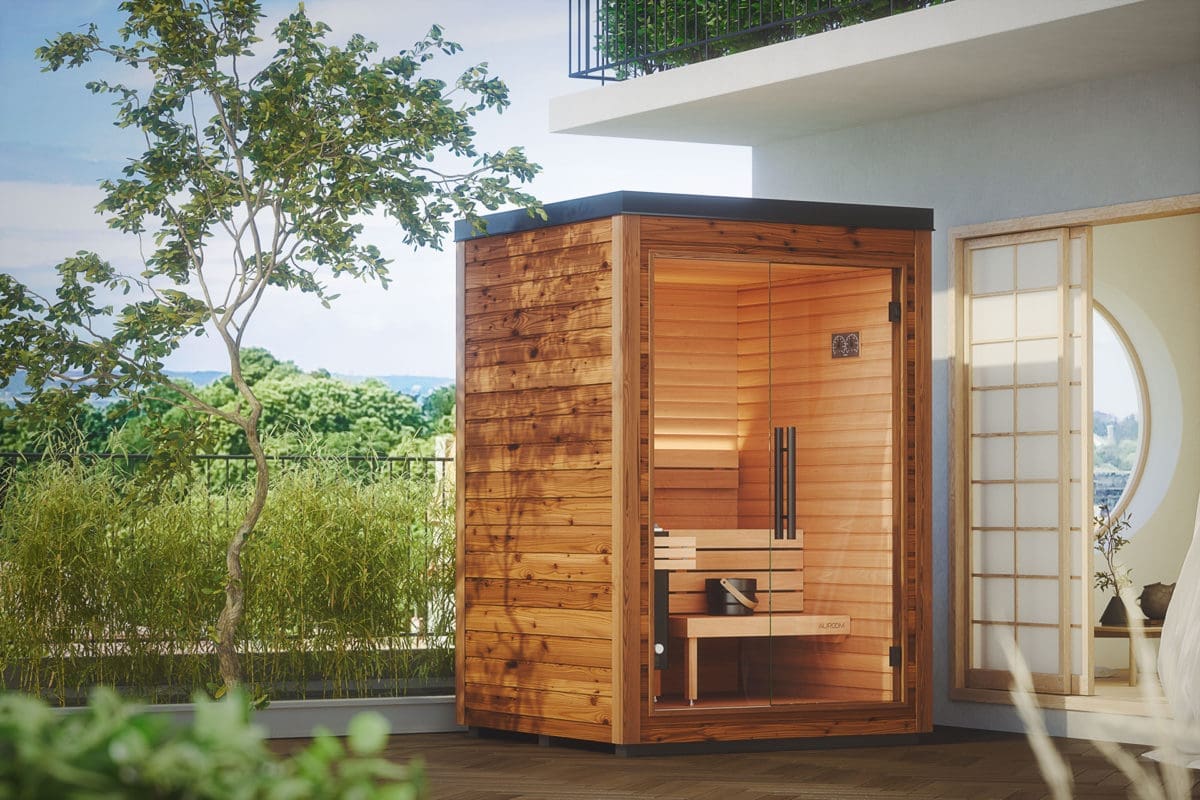 Auroom Mira S Outdoor Sauna Kit - Image 5