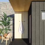 Exterior of liv sauna