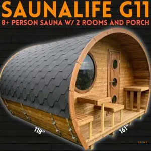 Saunalife G11 2 Room Sauna With Changing Room