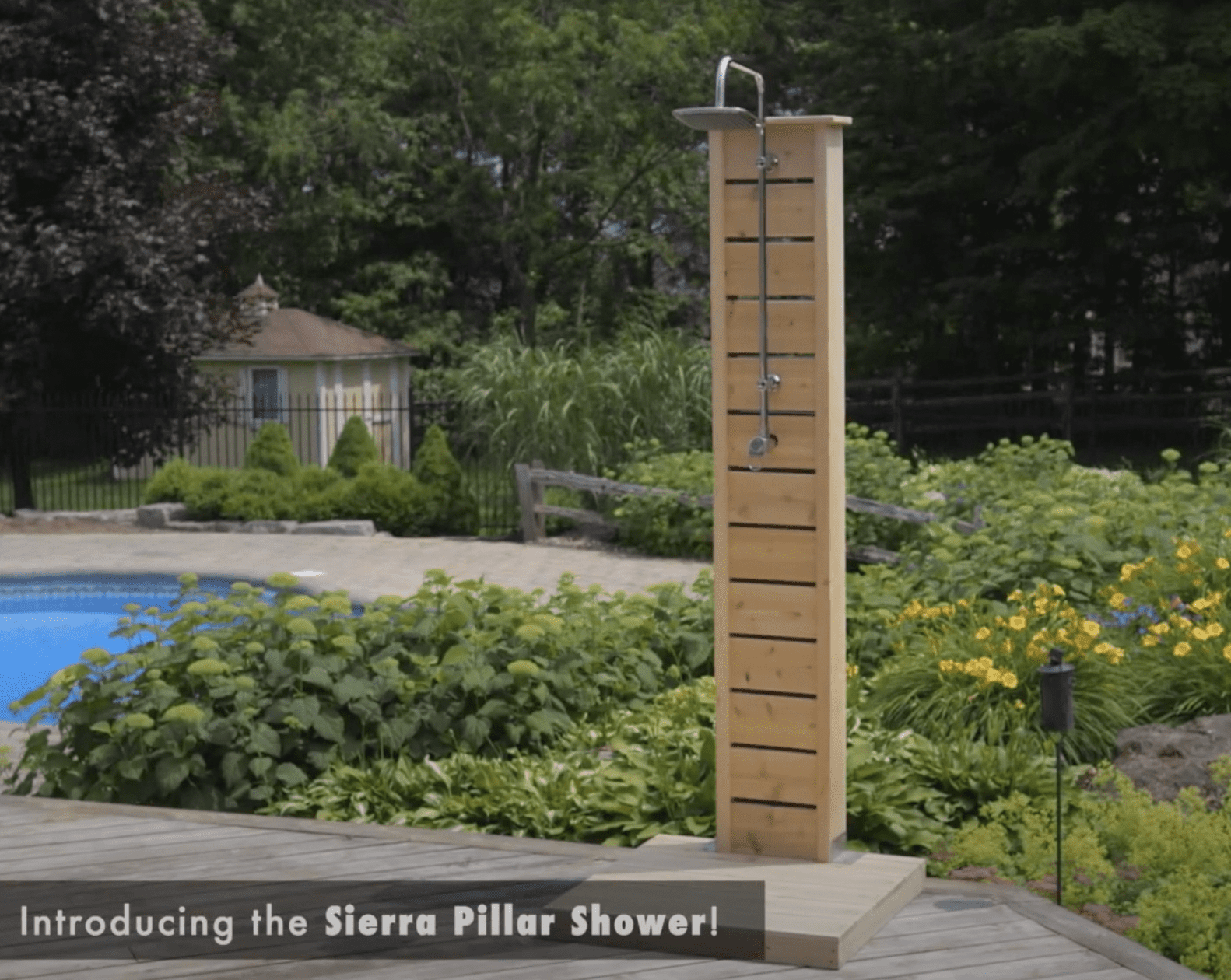 Introducting the Dundalk Leisurecraft Sierral Pillar Outdoor Shower