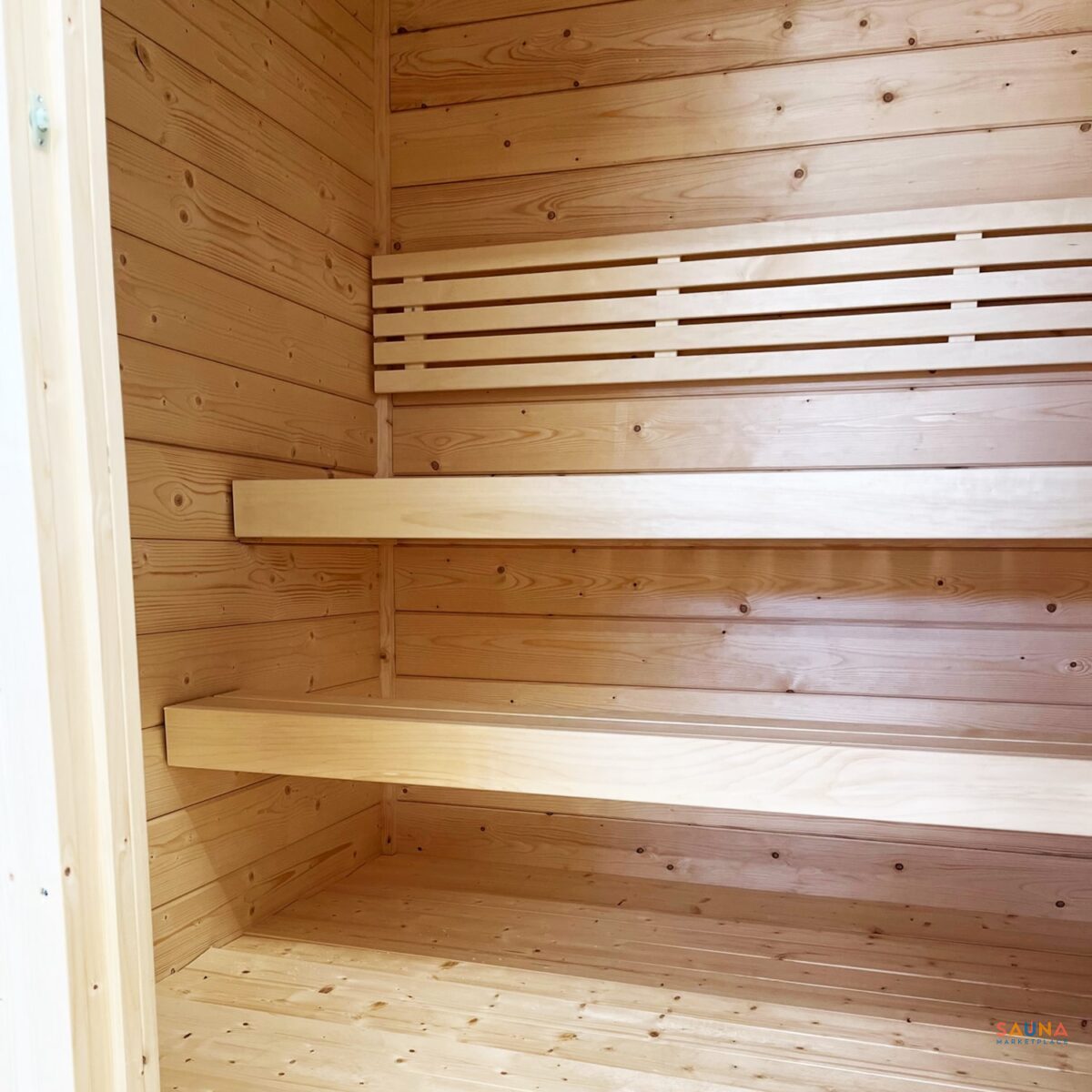 Saunalife G2 Small Outdoor Sauna Kit With 2 Bench Levels - Image 4