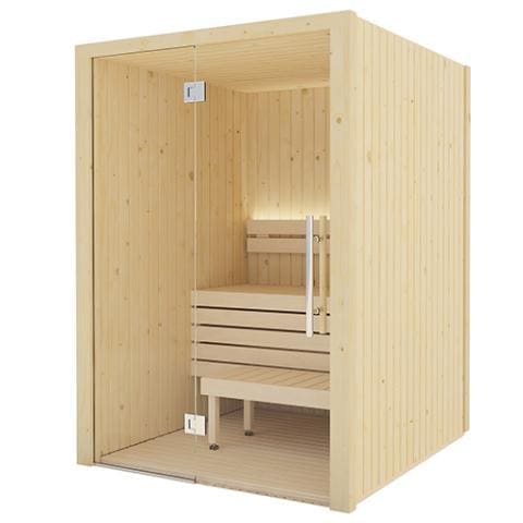 SaunaLife X2 Indoor Sauna Kit with Upper Bench