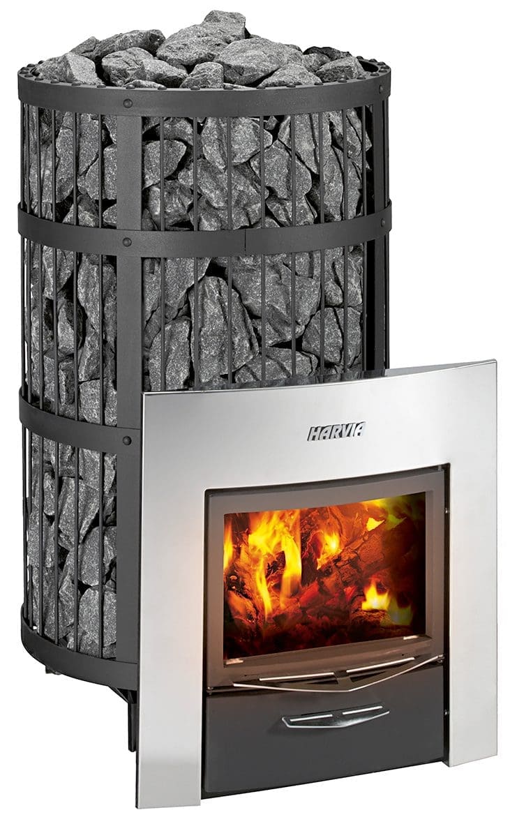 Harvia Duo Fireplace And Wood Sauna Stove Combo - Image 6