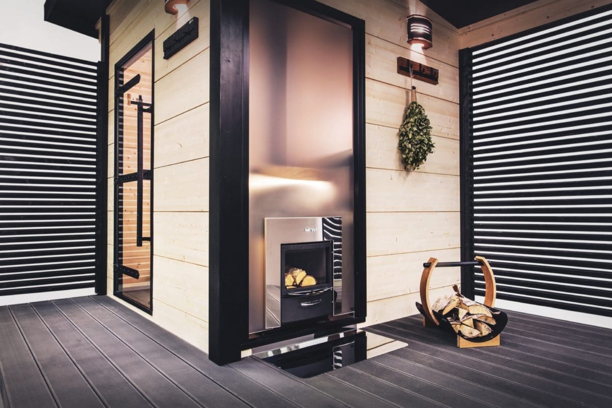 Harvia Duo Fireplace And Wood Sauna Stove Combo - Image 9
