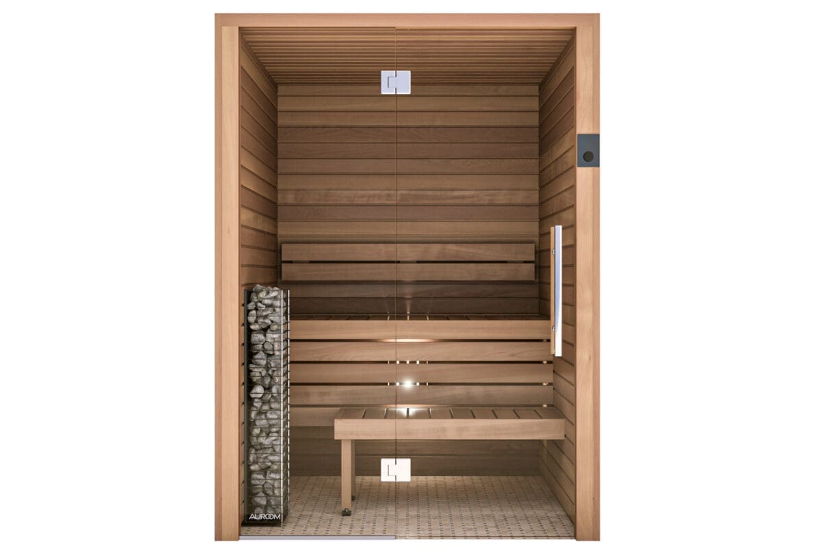 Auroom Cala Glass Indoor Sauna Kit - Image 6