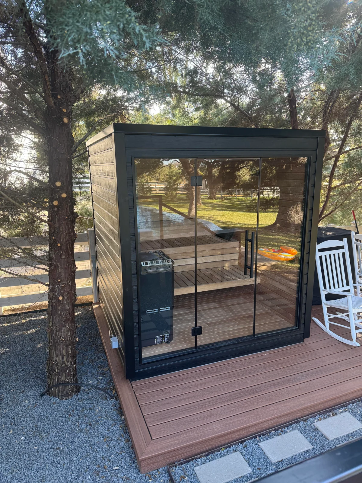 Auroom Mira L Modern Nordic Outdoor Sauna Kits - 2025 Clt Version - Image 17
