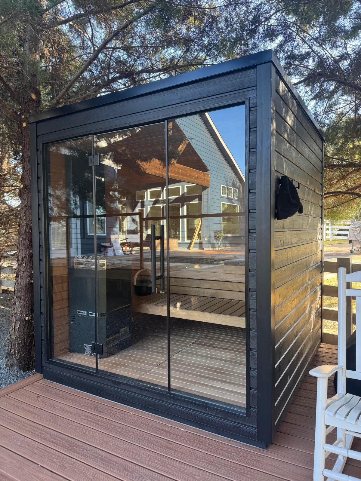Auroom Mira L Modern Nordic Outdoor Sauna Kits - 2025 Clt Version - Image 16