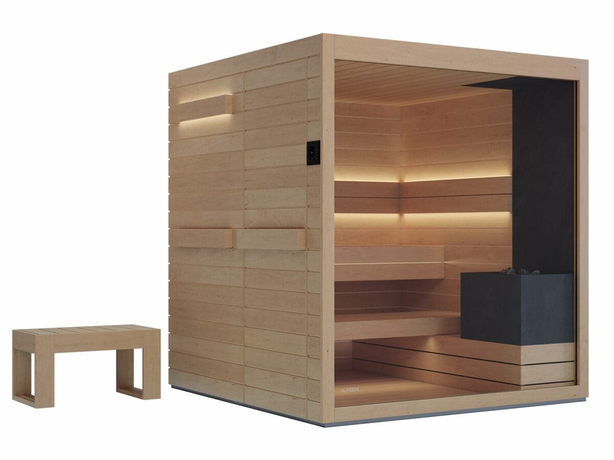 Auroom Lumina Cabin Sauna With Side Door Option - Image 11