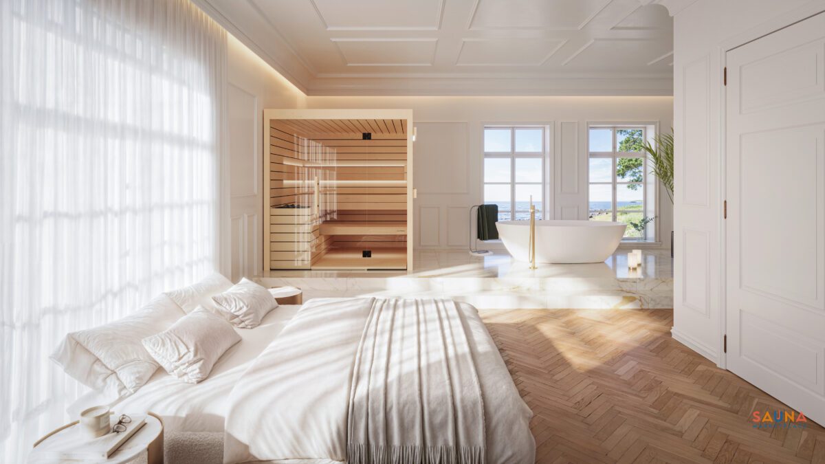 Auroom Lumina Cabin Sauna With Side Door Option - Image 14