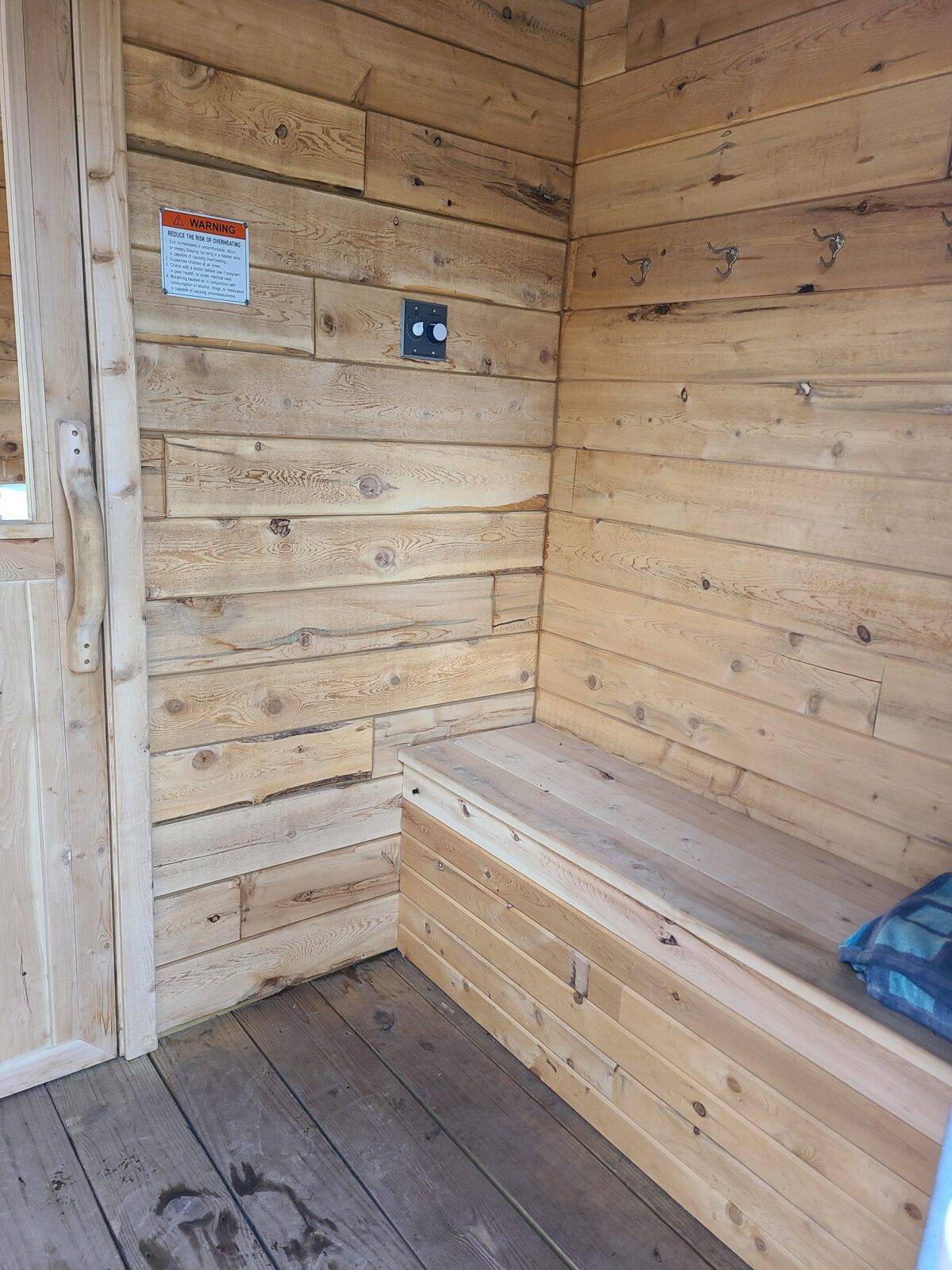 Sauna changing room mobile