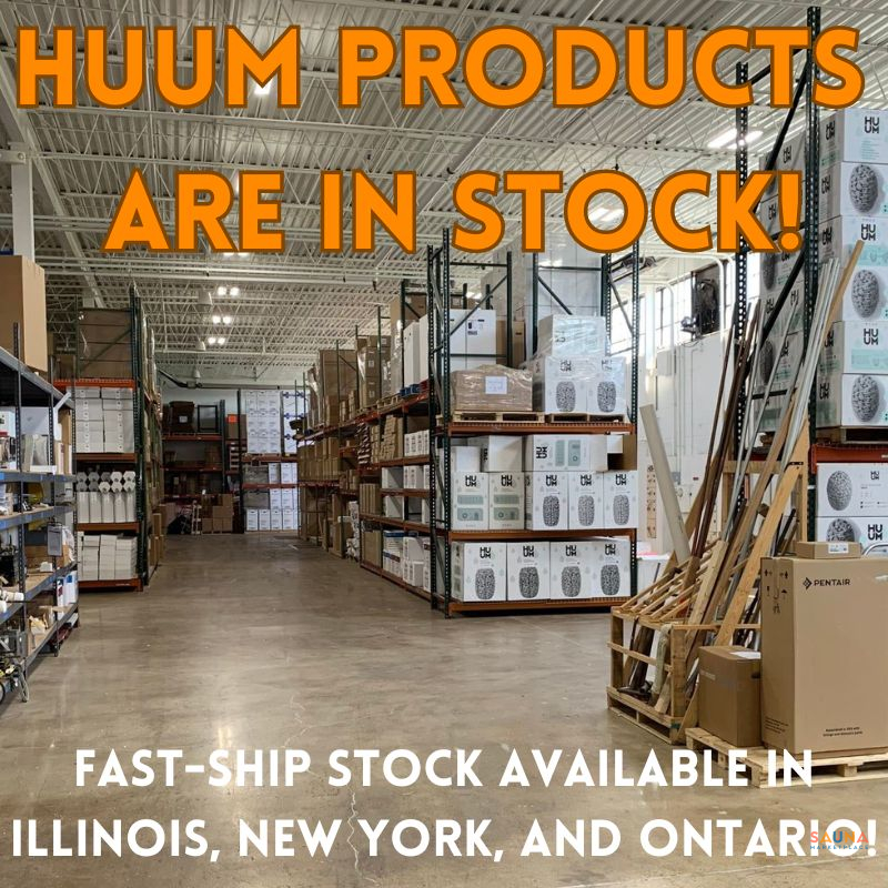 Fast-Ship In Stock Huum Sauna Products Are Available In New York, Illinois, And Ontario