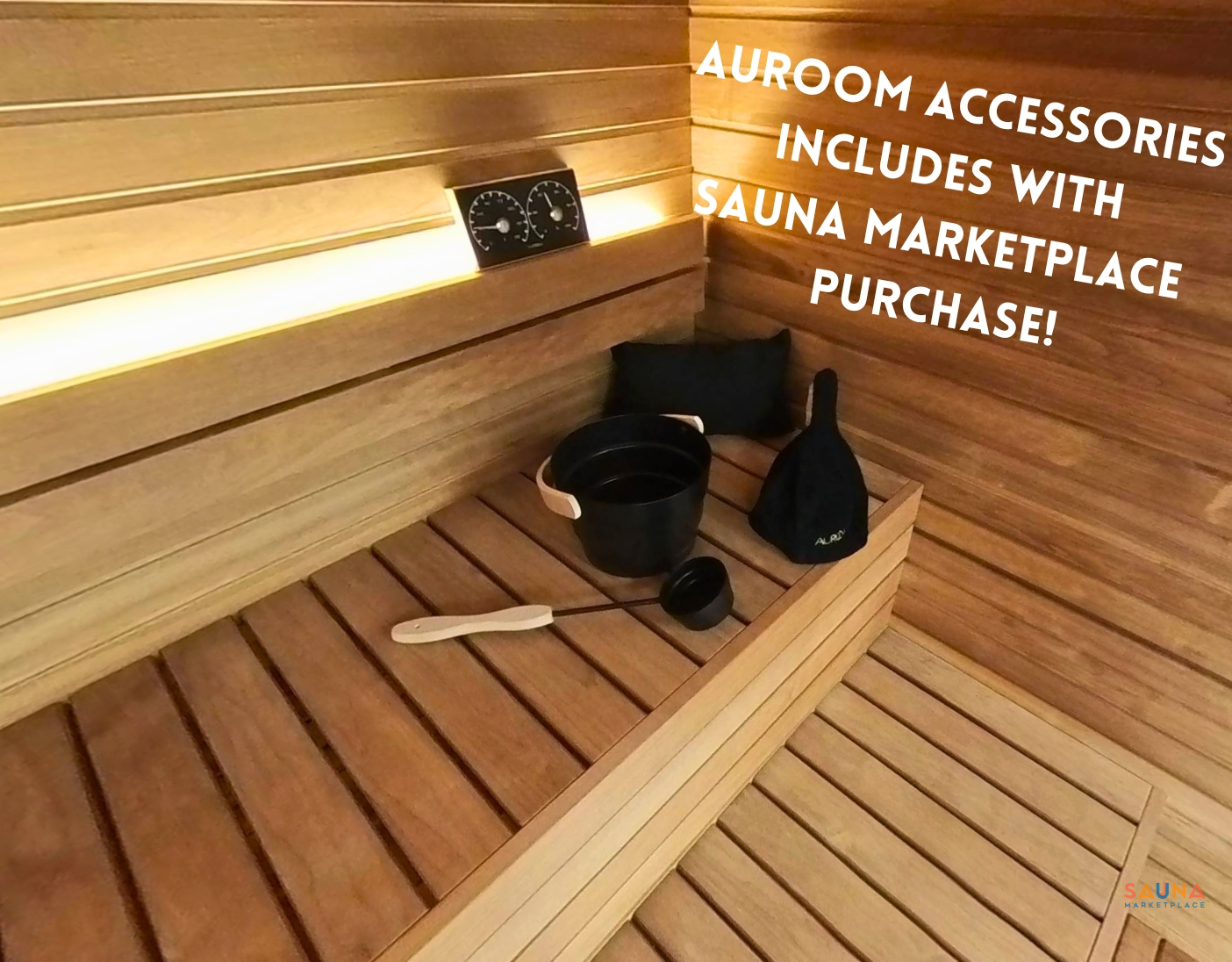 Auroom Accessories Includes With Sauna Marketplace Purchase! Auroom Accessories Includes With Sauna Marketplace Purchase!