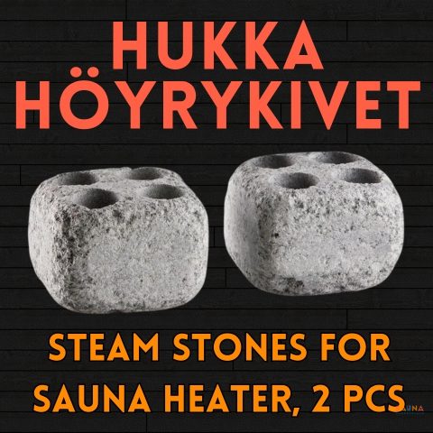 Hukka Höyrykivet steaming sauna stones from finland