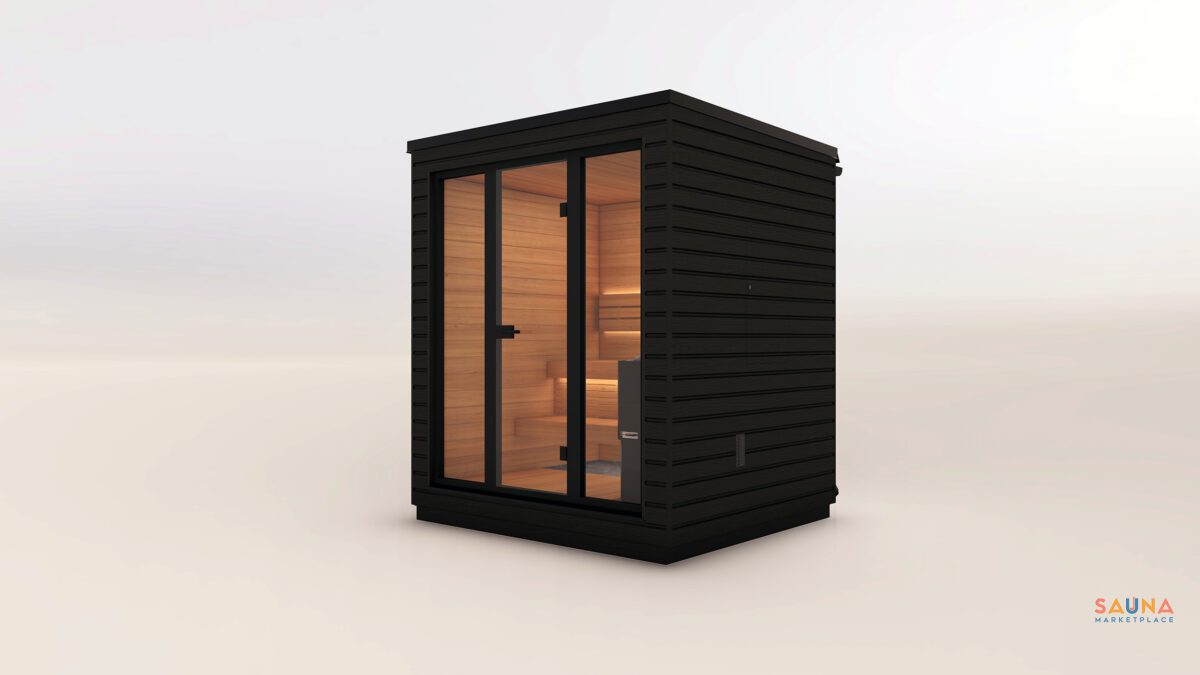 Saunum Classic Mini 3 Person Prebuilt Nordic Sauna - Image 4