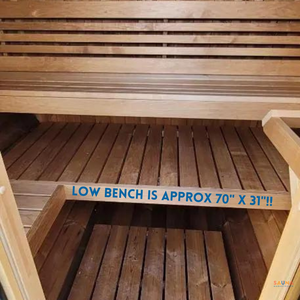 bottom bench is huge!