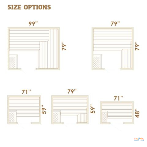 Auroom Familia Indoor Sauna Kit - Image 3