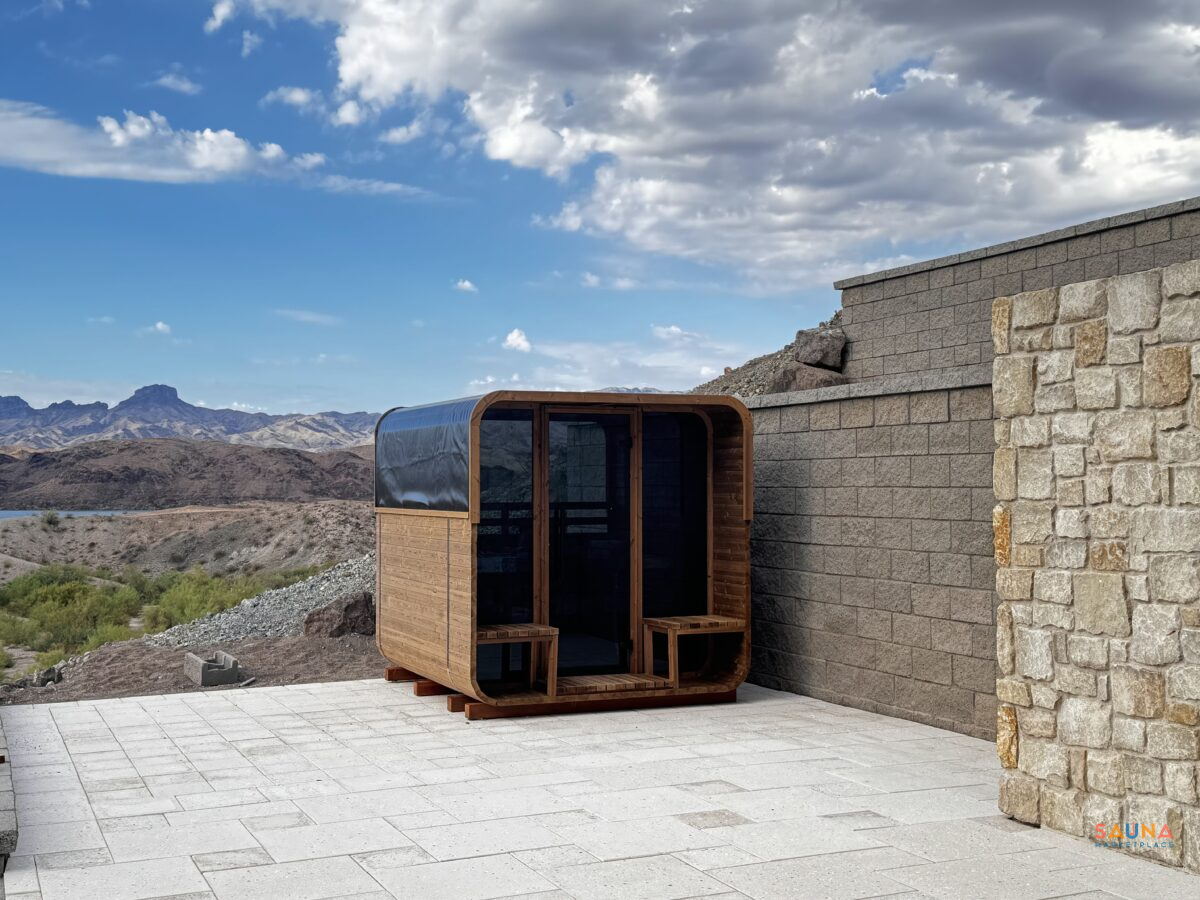Thermory Square Outdoor Cube Sauna