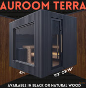 Auroom Terra Prebuilt Outdoor Sauna