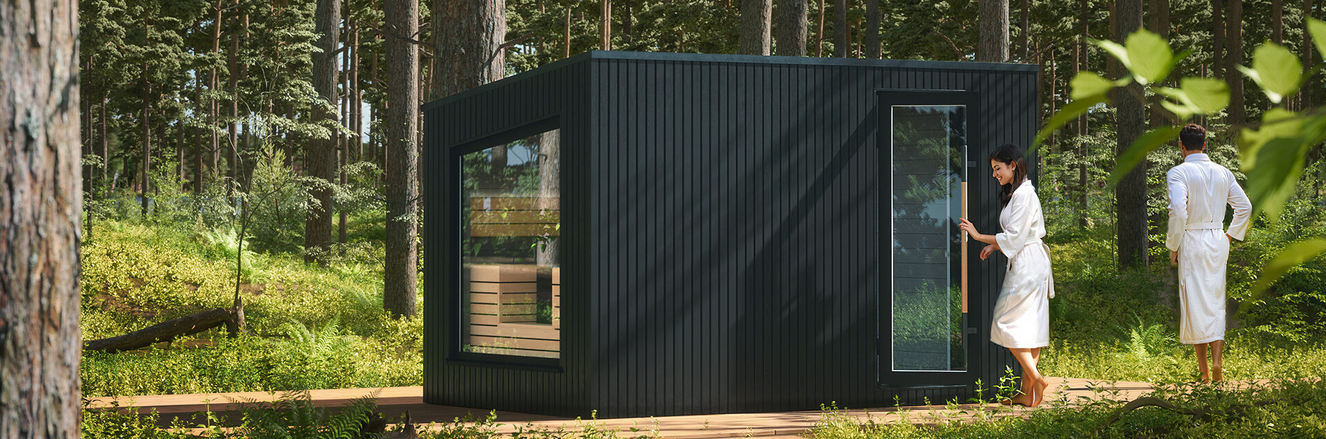 Outdoor Sauna Navigation