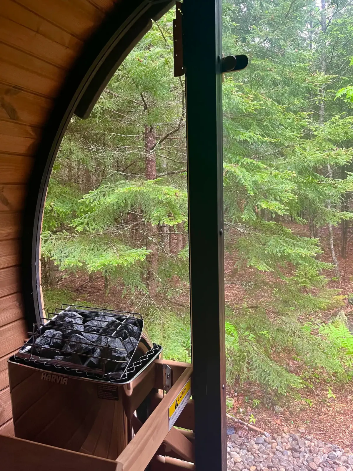 Saunalife Ee6G 4-Person Barrel Sauna With Back Wall Benches - Image 24
