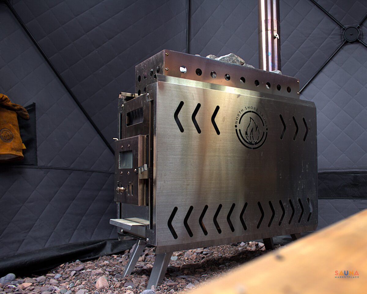 Sauna Tent Stove With Chimney - Image 3