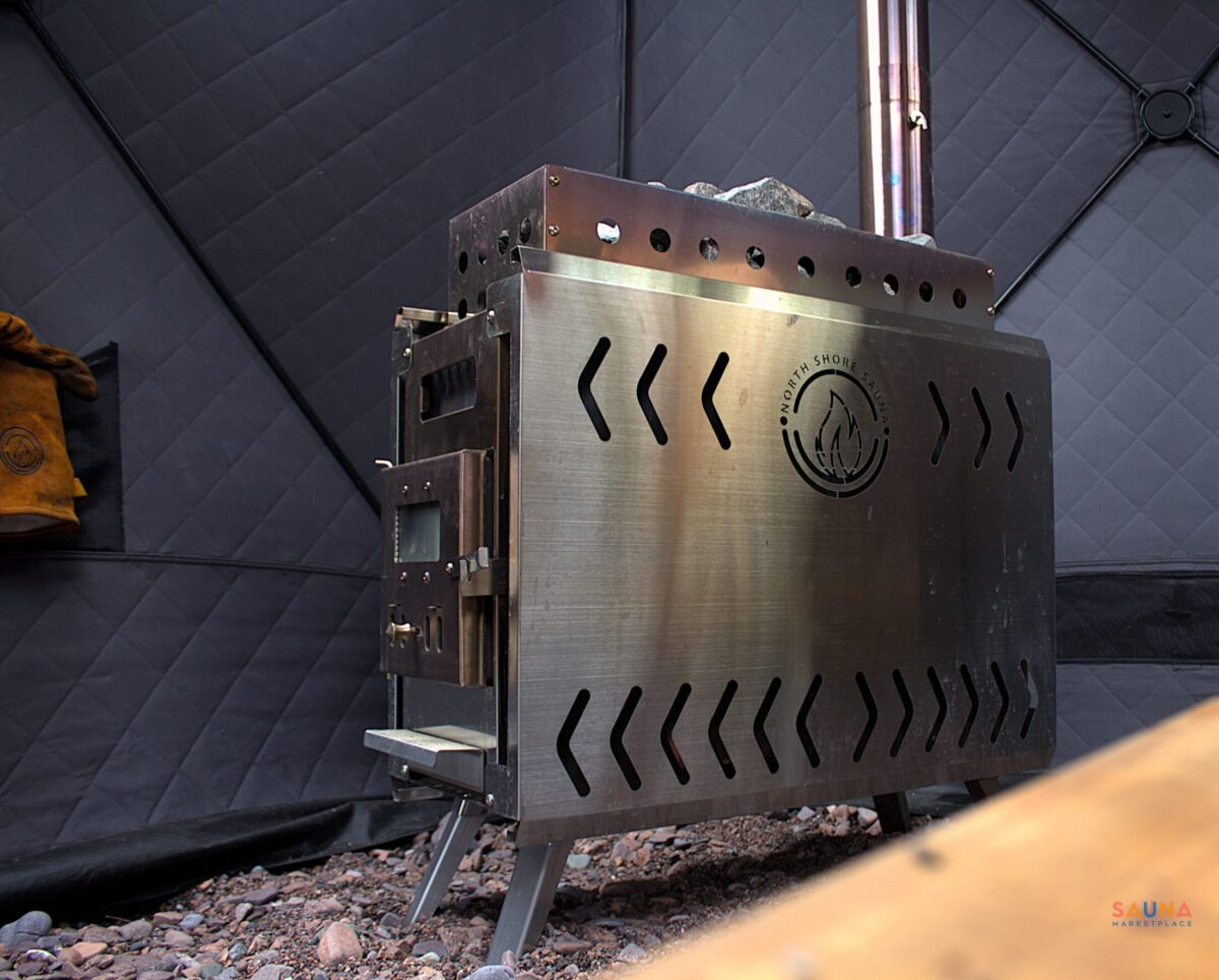 Sauna Tent Stove With Chimney - Image 3