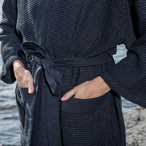 Rento Kenno Waffle Weave Bath Robe - Image 7