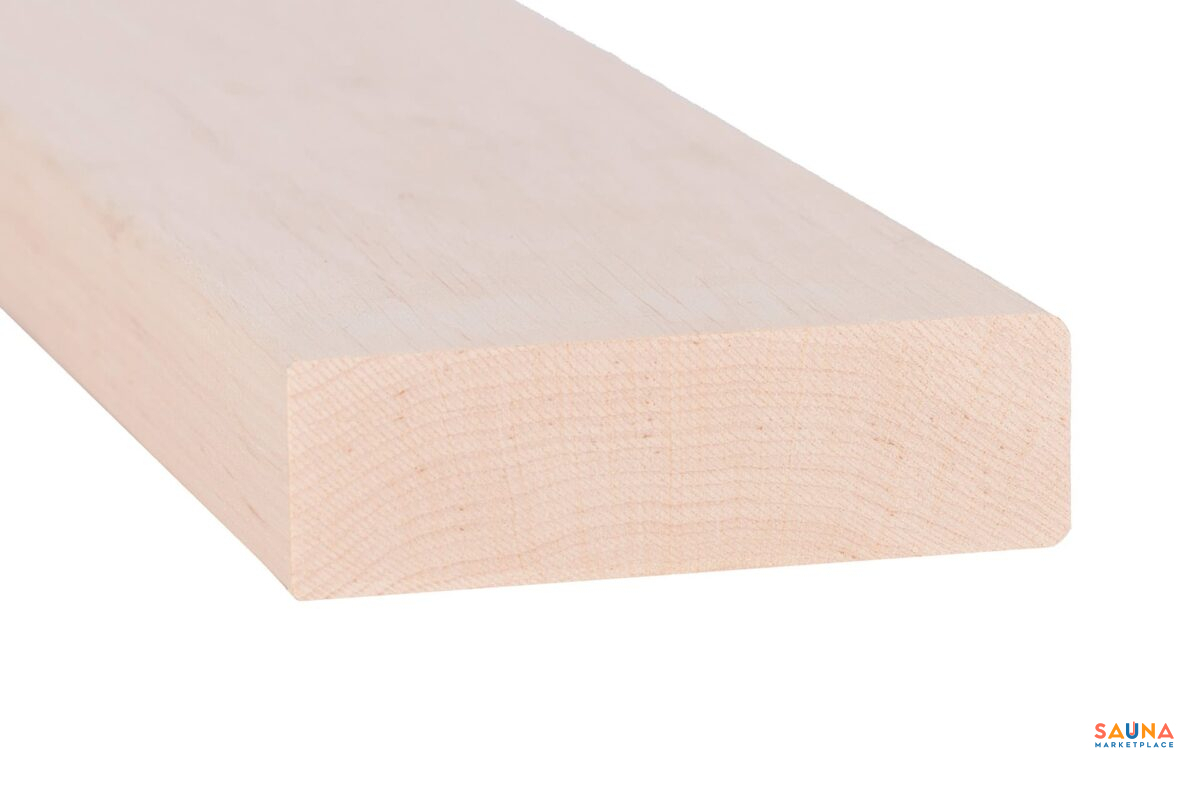 5/4 X 4 Shp Alder Bench, Backrest, And Skirt Sauna Wood - Image 6