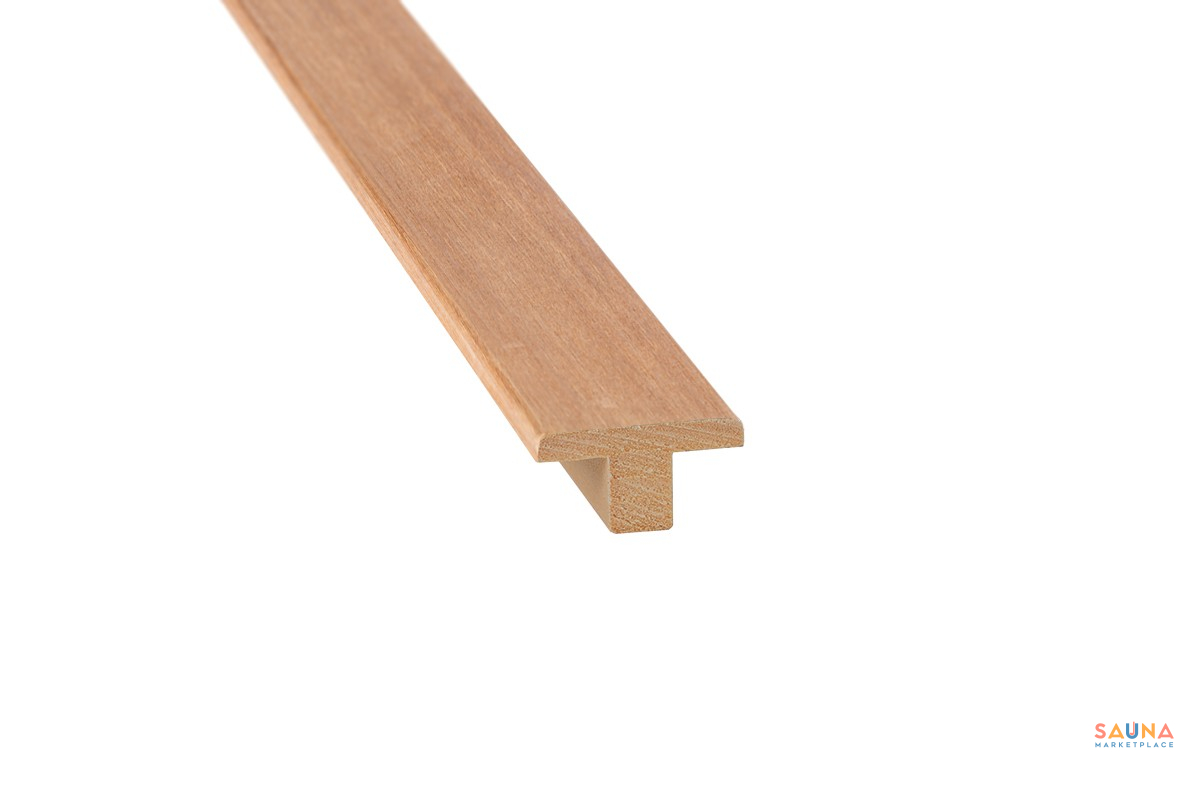 Thermo-Aspen Moulding 1×2 Transition T By Thermory - Image 2