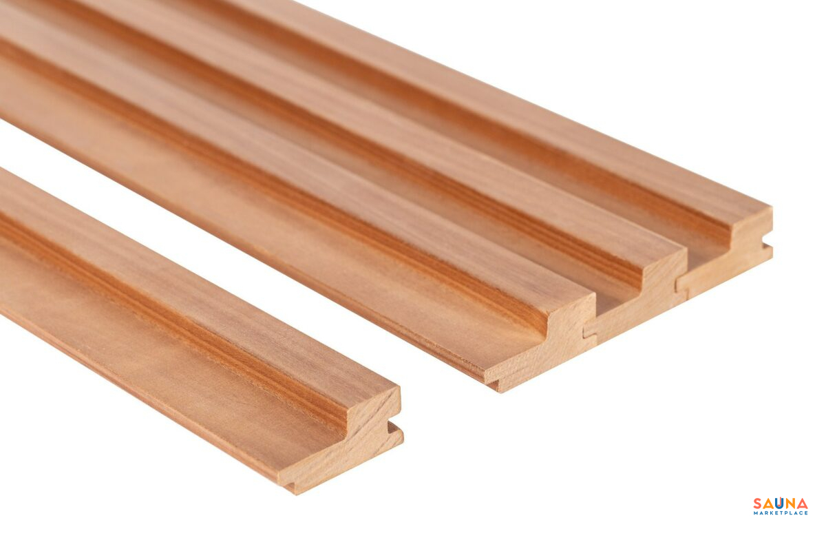 Thermo-Aspen 5/4×3 Step Wall Cladding - Sauna Wood By Thermory - Image 2