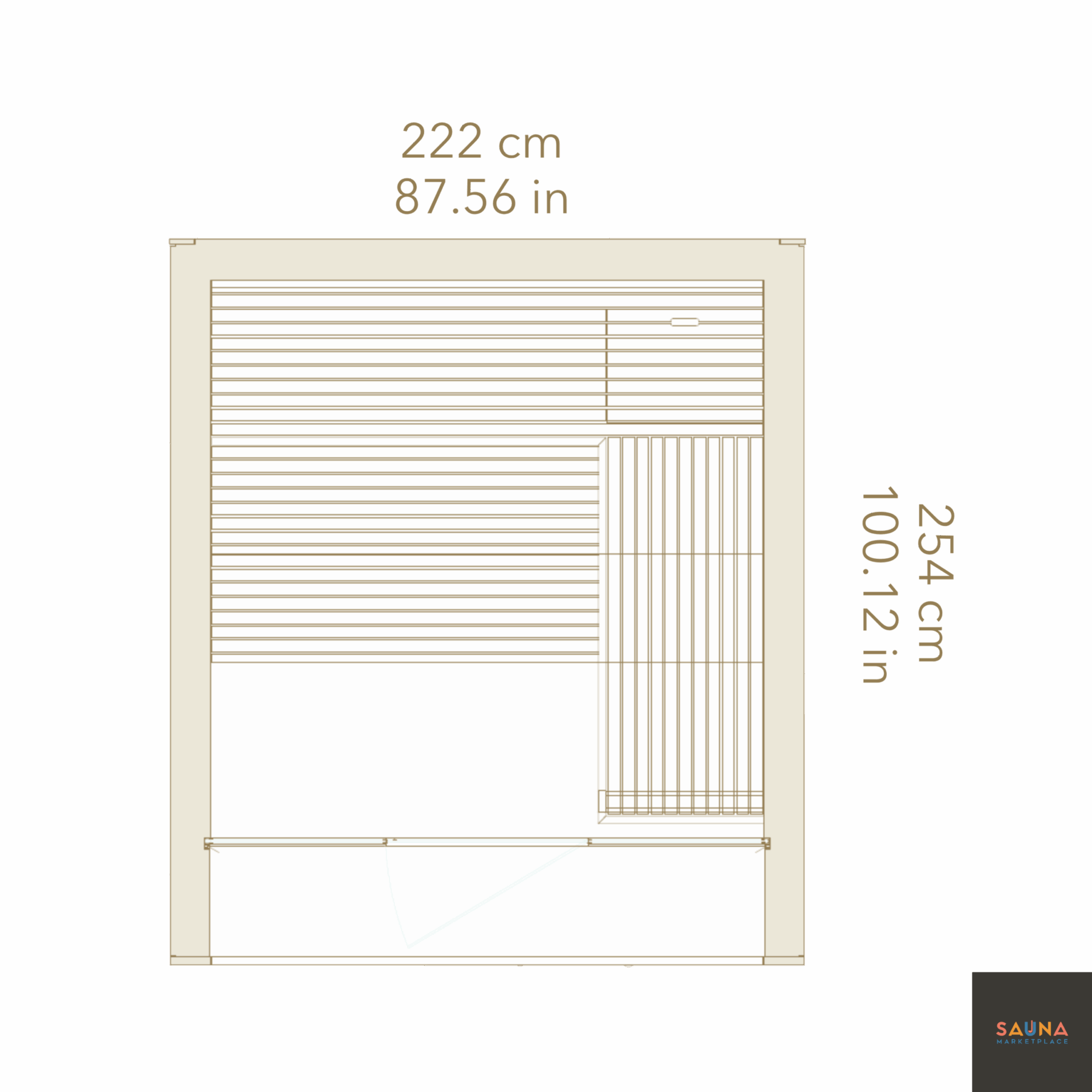 518296885_1535922307752993_2674933341803895296_N Auroom Aera Outdoor Sauna With 3-Tier L-Bench, Overhang, And Porch - Preorder Now! - Image 27