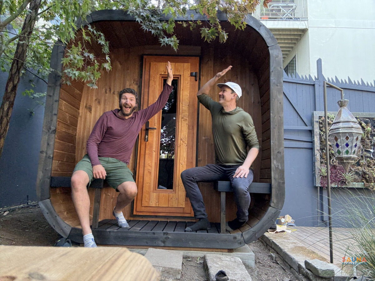 Saunalife Cl12G | 8-Persons Outdoor Sauna With Changing Room And Porch - Image 27