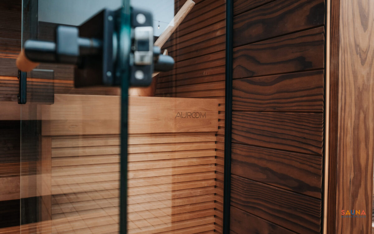 Auroom Aera Outdoor Sauna With 3-Tier L-Bench, Overhang, And Porch - Preorder Now! - Image 9